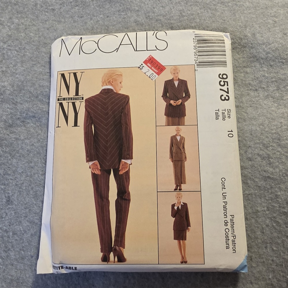 McCall's NYNY 9573 Blazer Sewing Pattern for Women Contemporary Original